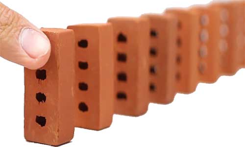 domino effect synonym