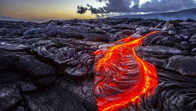 What is lava flow