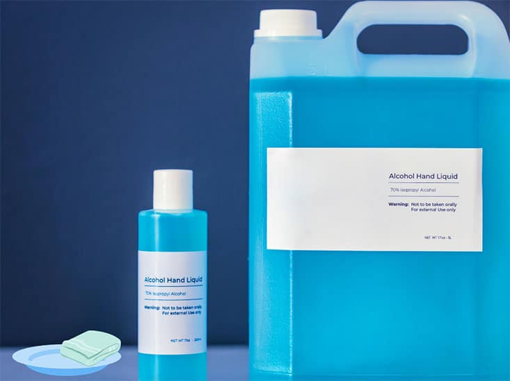 Take isopropyl alcohol