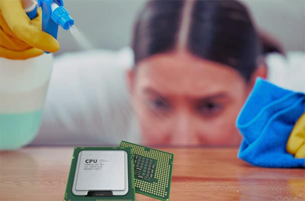 Wipe the CPU